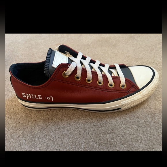 Converse All Star SMILE Low Top Sneakers – Brown & Black – Unisex - Picture 1 of 6